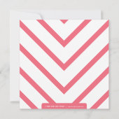 Eenvoudig moderne aankondiging - Roze (Achterkant)