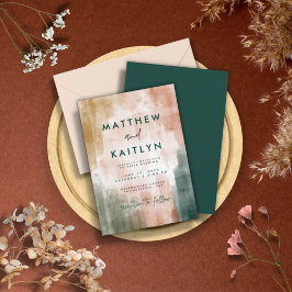 Eenvoudig moderne Abstracte Waterverf valt binnen Kaart