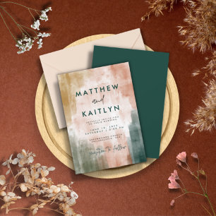 Eenvoudig moderne Abstracte Waterverf valt binnen Kaart