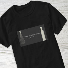 Eenvoudig Moderne Banketbakker Bakkerij Bakkerij B T-shirt