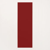 Eenvoudig Moderne Bloemrijke Script Naam Burgundy Yogamat (Achterkant)