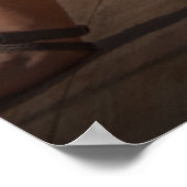 Eenvoudig Moderne Foto Papa Familie Minimalistisch Poster (Hoek)