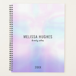 Eenvoudig Moderne Iriserende Calligrafie Lettertyp Planner
