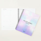 Eenvoudig moderne iriserende kalligrafie schrift planner (Display)