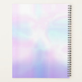 Eenvoudig moderne iriserende kalligrafie schrift planner (Achterkant)