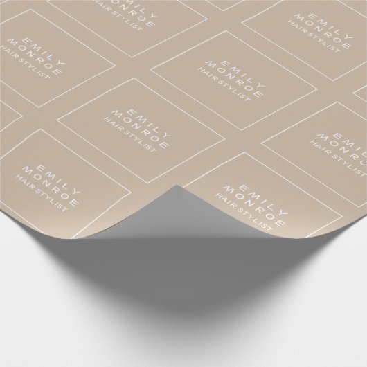 Eenvoudig Moderne Minimalist Cadeaupapier (Hoek)