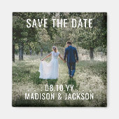 Eenvoudig Moderne Minimalistische Weddenschap besp Magneet (Voorkant)