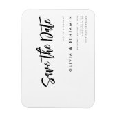 Eenvoudig Moderne Minimalistische Weddenschap besp Magneet (Verticaal)