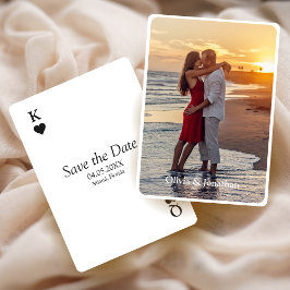 Eenvoudig Moderne Weddenschap Sparen de Datum Kaart