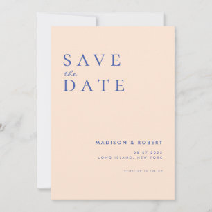 Eenvoudig Moderne Weddenschap Sparen de Datum Save The Date