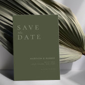 Eenvoudig Moderne Weddenschap Sparen de Datum Save The Date