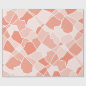 Eenvoudig monochrome geometrische contrastvorm wil cadeaupapier (Vlak)