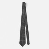 Eenvoudig monochroom grijs stropdas (Voorkant)