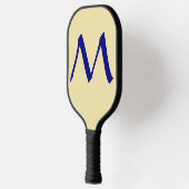 Eenvoudig Monogram Aangepast Pickleball Paddle (Links)