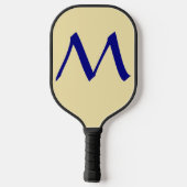 Eenvoudig Monogram Aangepast Pickleball Paddle (Achterkant)