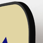 Eenvoudig Monogram Aangepast Pickleball Paddle (Links Detail)