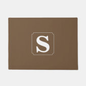 Eenvoudig Monogram Deurmat (Voorkant)