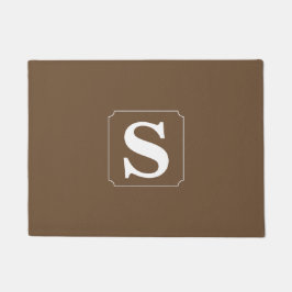 Eenvoudig Monogram Deurmat