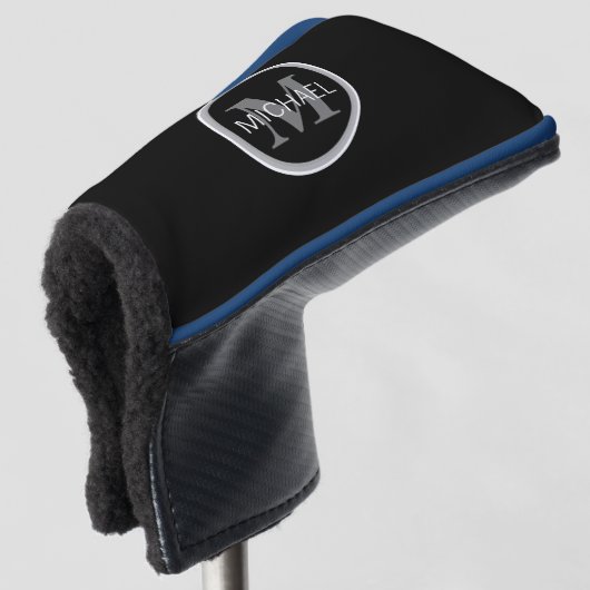 Eenvoudig Monogram Golfheadcover (3/4 voorkant)