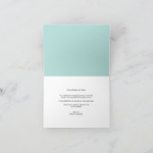 Eenvoudig monogram Kader 4 Multifoto Moderne bruil Bedankkaart (Binnen)