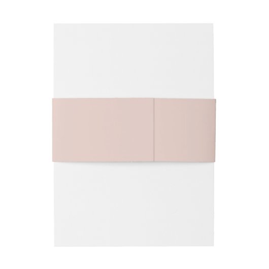 Eenvoudig Monogram Licht Blush Pink Weddenschap Uitnodigingen Wikkel (Achterkant Voorbeeld)