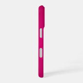 Eenvoudig Monogram Roze Modern Minimal iPhone 16 Hoesje (Rechterkant)