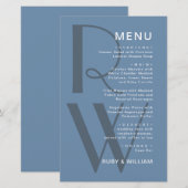 Eenvoudig monogram Typografie minimalistisch trouw (Voorkant / Achterkant)