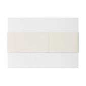 Eenvoudig Monogram Uitnodigingen Wikkel (Achterkant Voorbeeld)