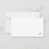 Eenvoudig monogram voor minimale Sjabloon legant (Achterkant)