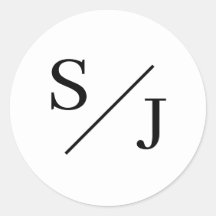 Eenvoudig Monogram Weddenschap