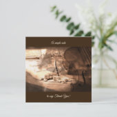 Eenvoudig mooi bedankkaart (Staand voorkant)