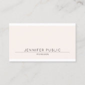 Eenvoudig mooi, modern, elegant kleurenscherm visitekaartje (Voorkant)