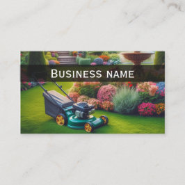 Eenvoudig mooi tuin gazon verzorging Visitekaartje