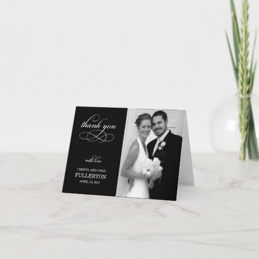 Eenvoudig mooie bedankkaart (Voorkant)