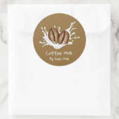Eenvoudig Mooie Koffie Melk Etiket (Tas)