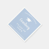 Eenvoudig Mortierraad Modern Afstuderen Servet (Hoek)