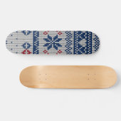 Eenvoudig Motifpatroon 4 Persoonlijk Skateboard (Horizontaal)
