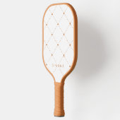 Eenvoudig naadloos patroonpatroon pickleball paddle (Links)
