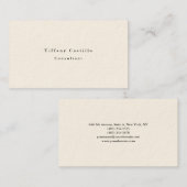 Eenvoudig naamloze handtekeningen, modern visitekaartje (Voorkant / Achterkant)