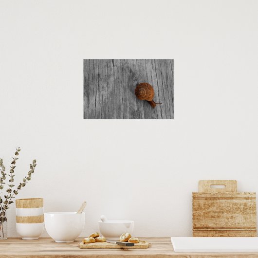 Eenvoudig nagelafdrukken poster (Keuken)