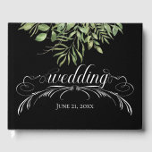 Eenvoudig neerslaan, bruiloft gastenboek (Voorkant)