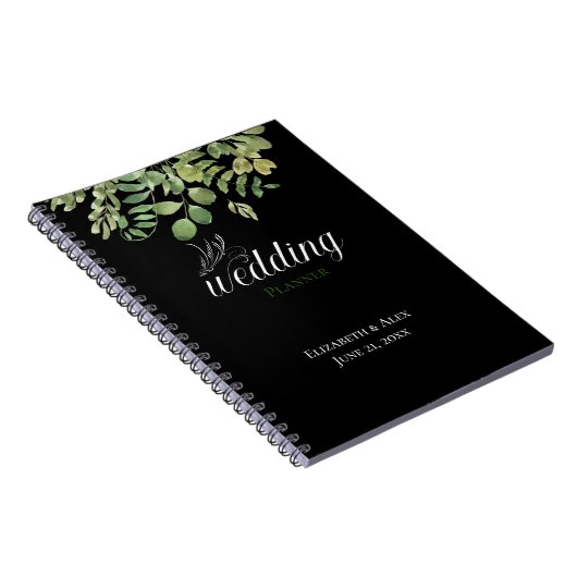 Eenvoudig neerslaan, bruiloft notitieboek (Rechterzijde)