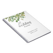 Eenvoudig neerslaan, bruiloft notitieboek (Rechterzijde)