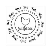 Eenvoudig net met een lege kippen-kartonnen doos rubberstempel (Afrduk)