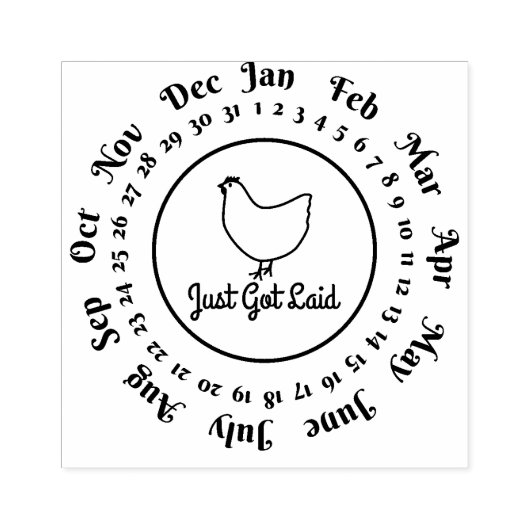 Eenvoudig net met een lege kippen-kartonnen doos rubberstempel (Afrduk)