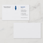 Eenvoudig net visitekaartje (Voorkant / Achterkant)