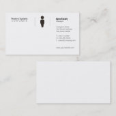 Eenvoudig net visitekaartje (Voorkant / Achterkant)