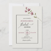 Eenvoudig neutraal Boho Wildflower Vrijgezellenfee Kaart (Voorkant)