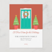 Eenvoudig Nieuw Huis voor de Feestdagen Bewegend B (Voorkant)