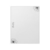 Eenvoudig Notitieblok (Linkerzijde)